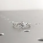 Vintage Snowdrift 1.20 CT Natural Diamond Engagement Ring in 950 Platinum