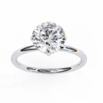 1.92 CT Round Brilliant Natural Diamond Engagement Ring in 950 Platinum - Image 5