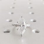 Filigree Inspi Marquise Cut 1.00 CT Natural Diamond Engagement Ring in 950 Platinum